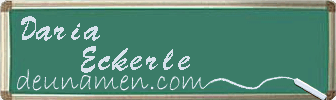 Daria Eckerle Visitenkarte